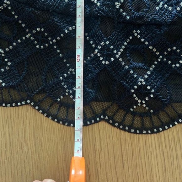 Sandro - Beaded dress with sheer effect - Picture 11 of 11